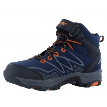 Hi-Tec Wanderschuhe Blackout Mid WP (waterproof/wasserdicht) navyblau/orange Kinder